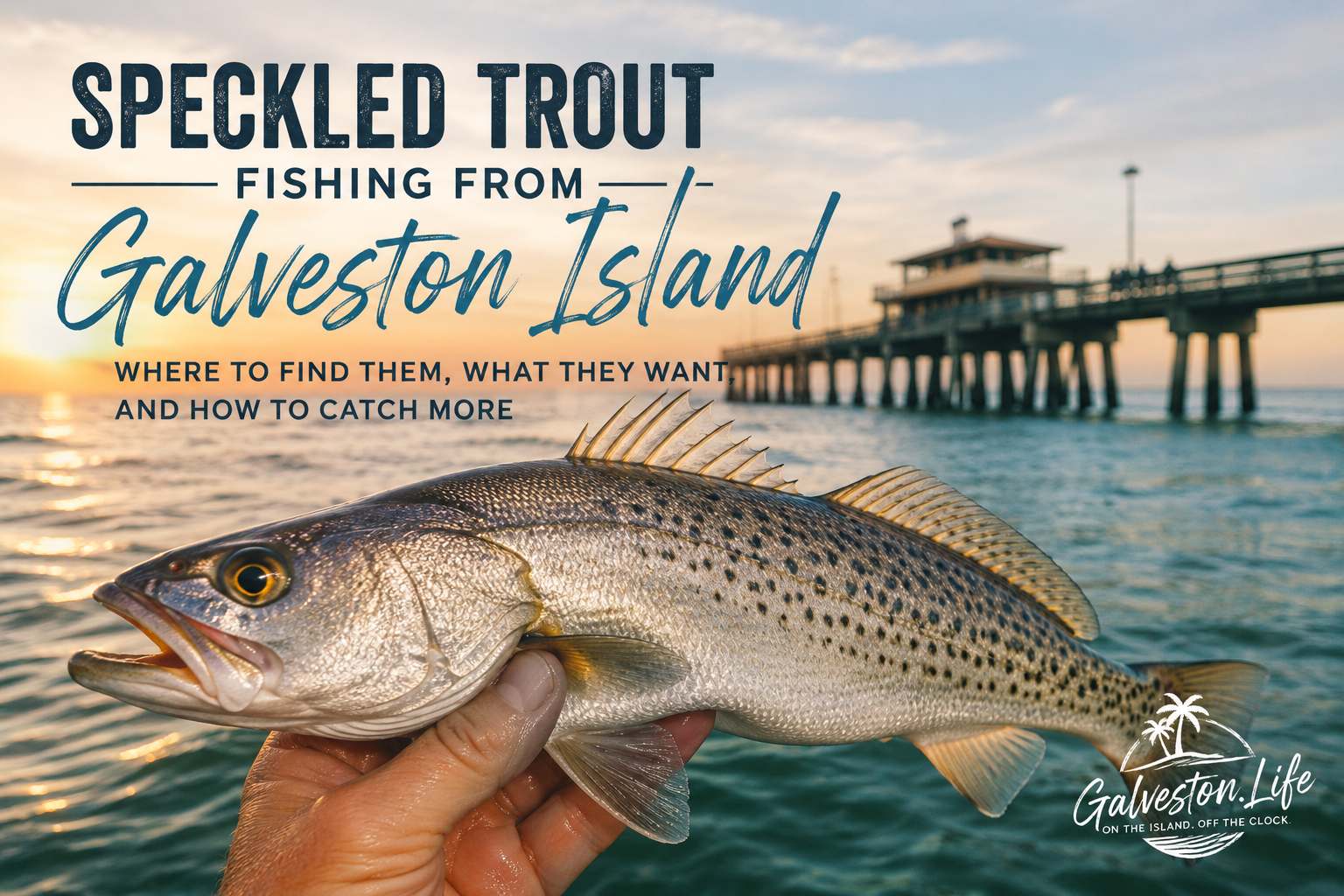 Speckled Trout Fishing Galveston Texas